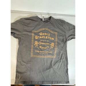 Chris Stapleton Mens Smooth as Tennessee Whiskey Graphic T Shirt XL